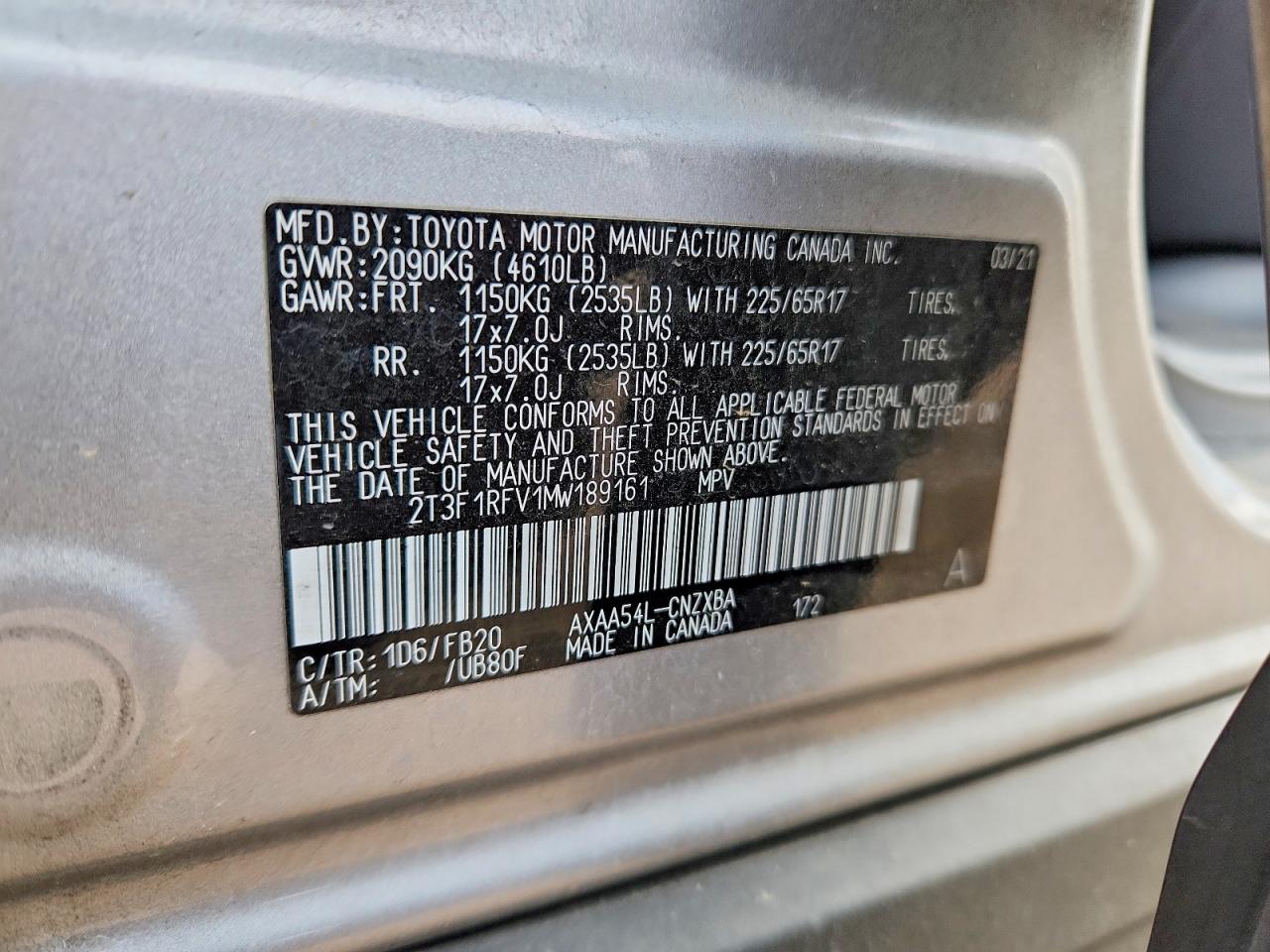 Toyota RAV4 Le