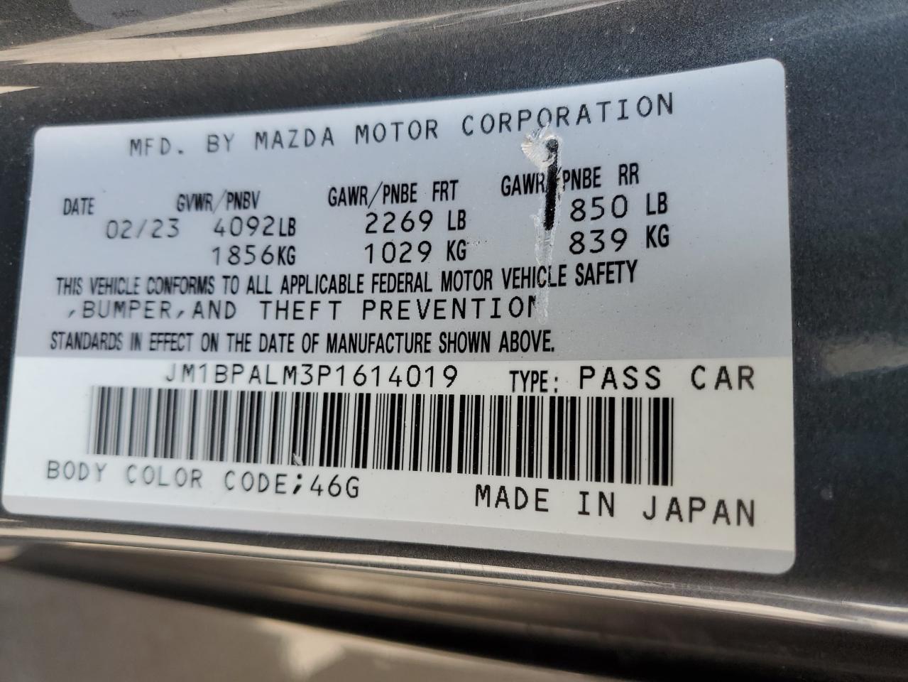 Mazda 3 Preferred