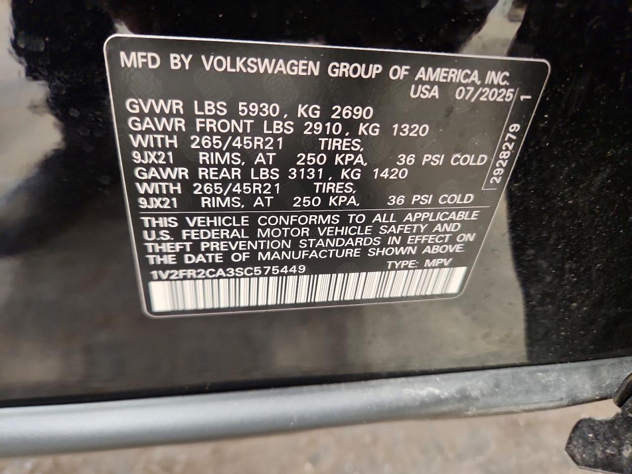 Volkswagen Atlas Sel Premium R-line