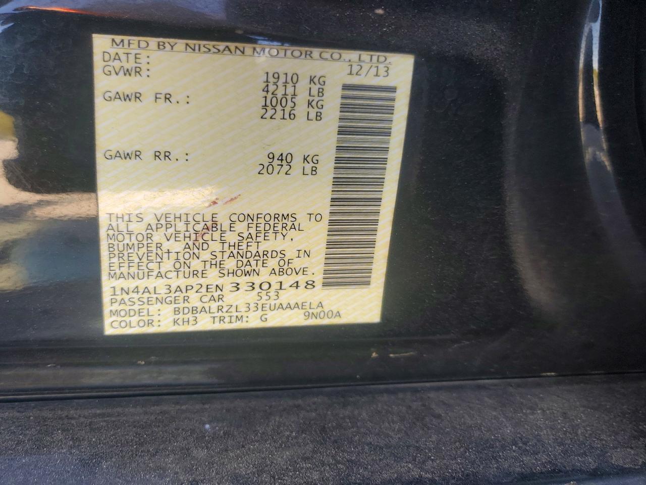 Nissan Altima 2.5 S
