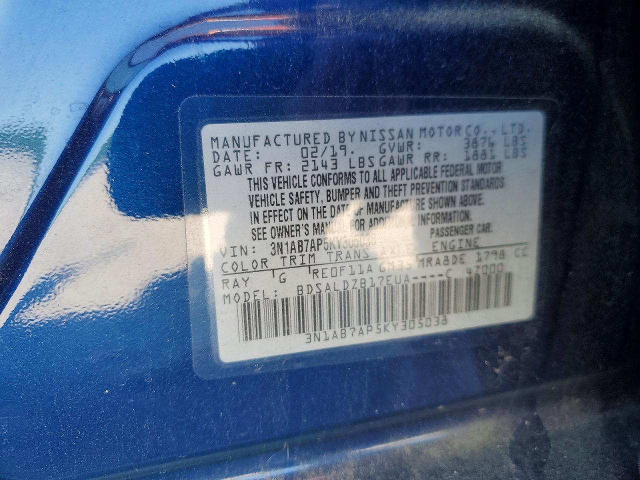 Nissan Sentra Sv