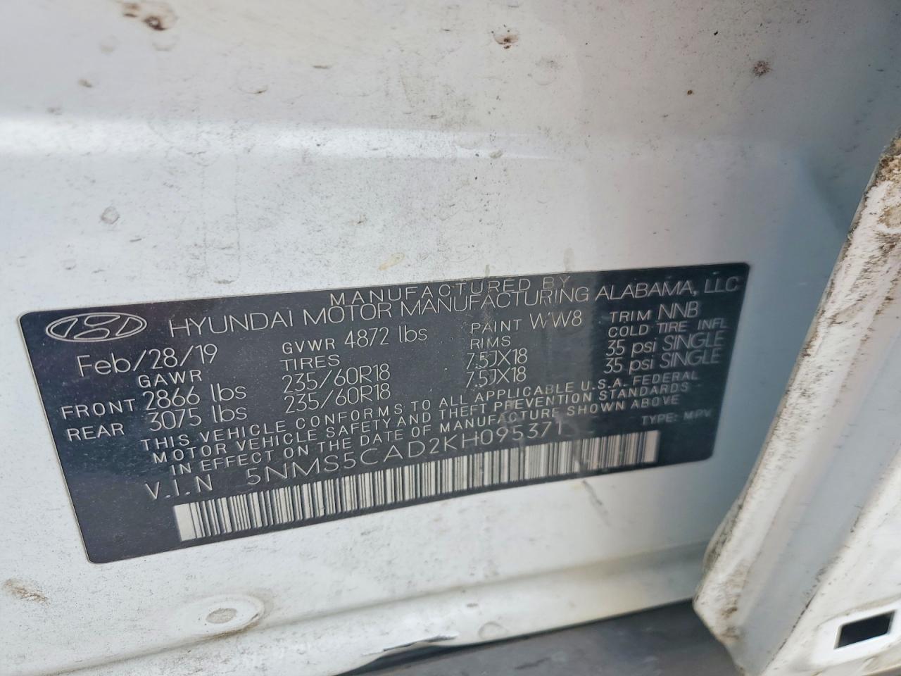 Hyundai SANTA FE Limited 2.4l