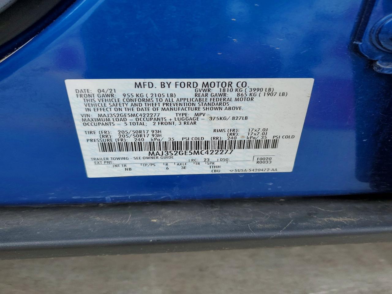 Ford EcoSport Se