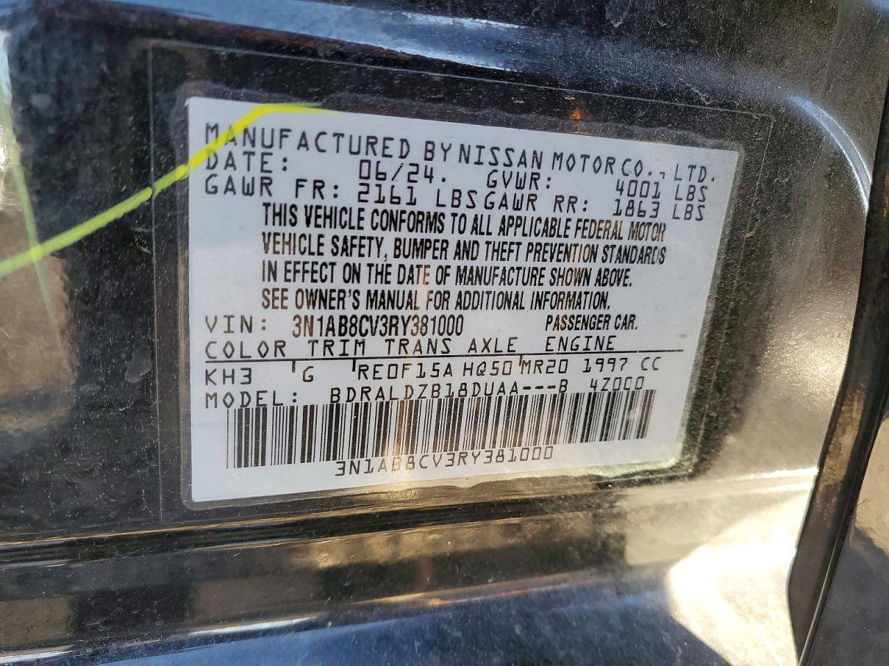 Nissan Sentra Sv