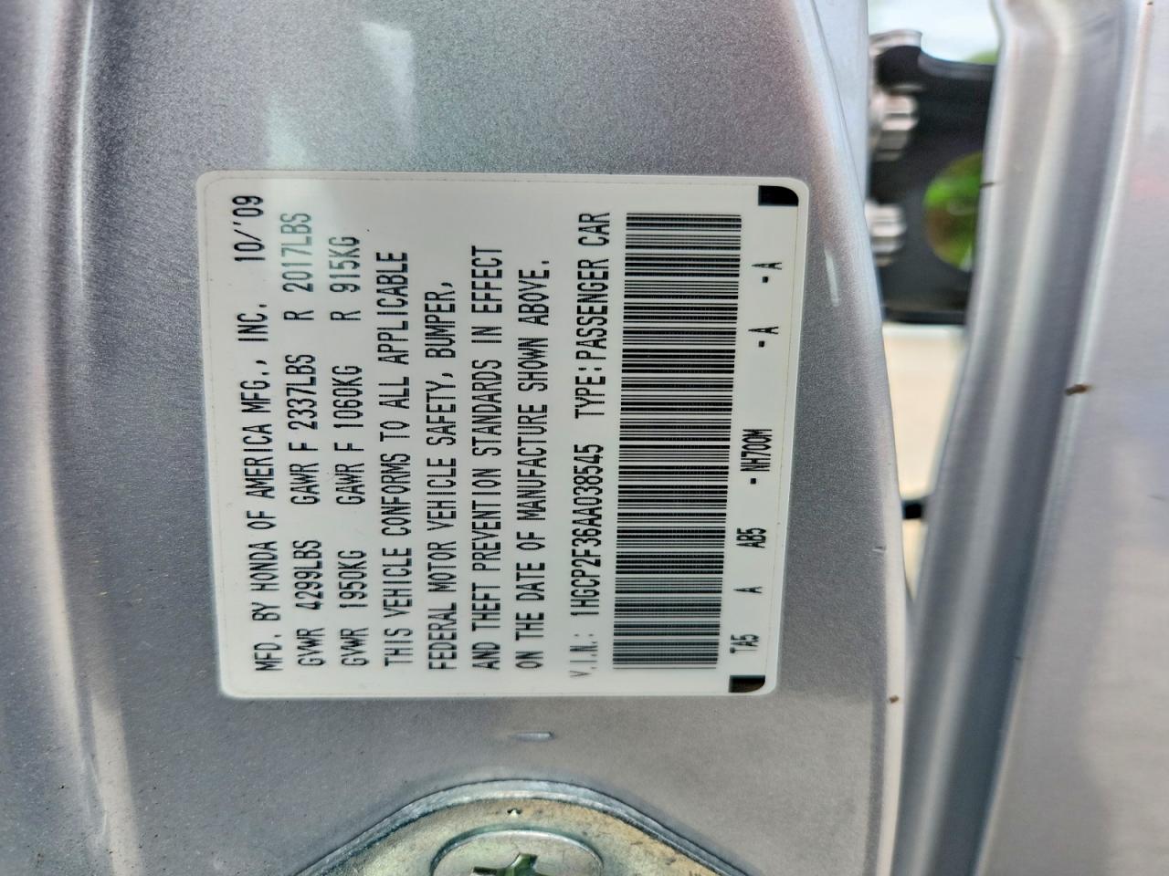 Honda Accord Lx