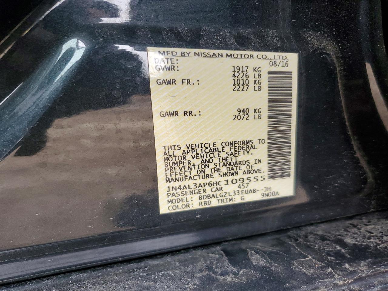 Nissan Altima 2.5 S