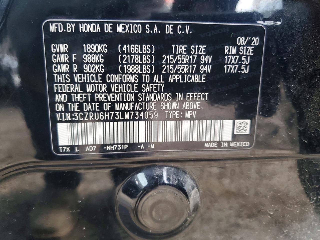 Honda HR-V Exl