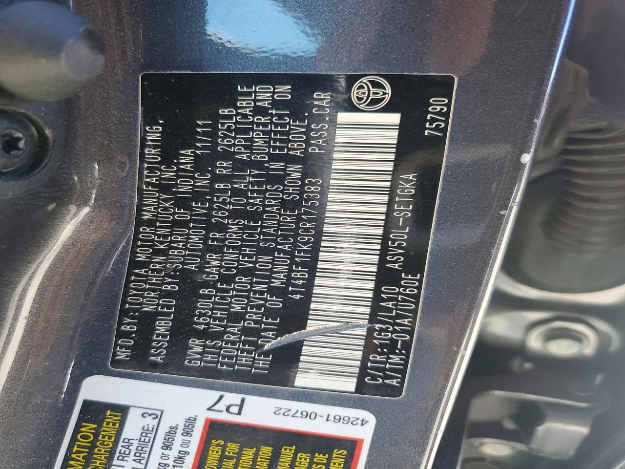 Toyota Camry Xle
