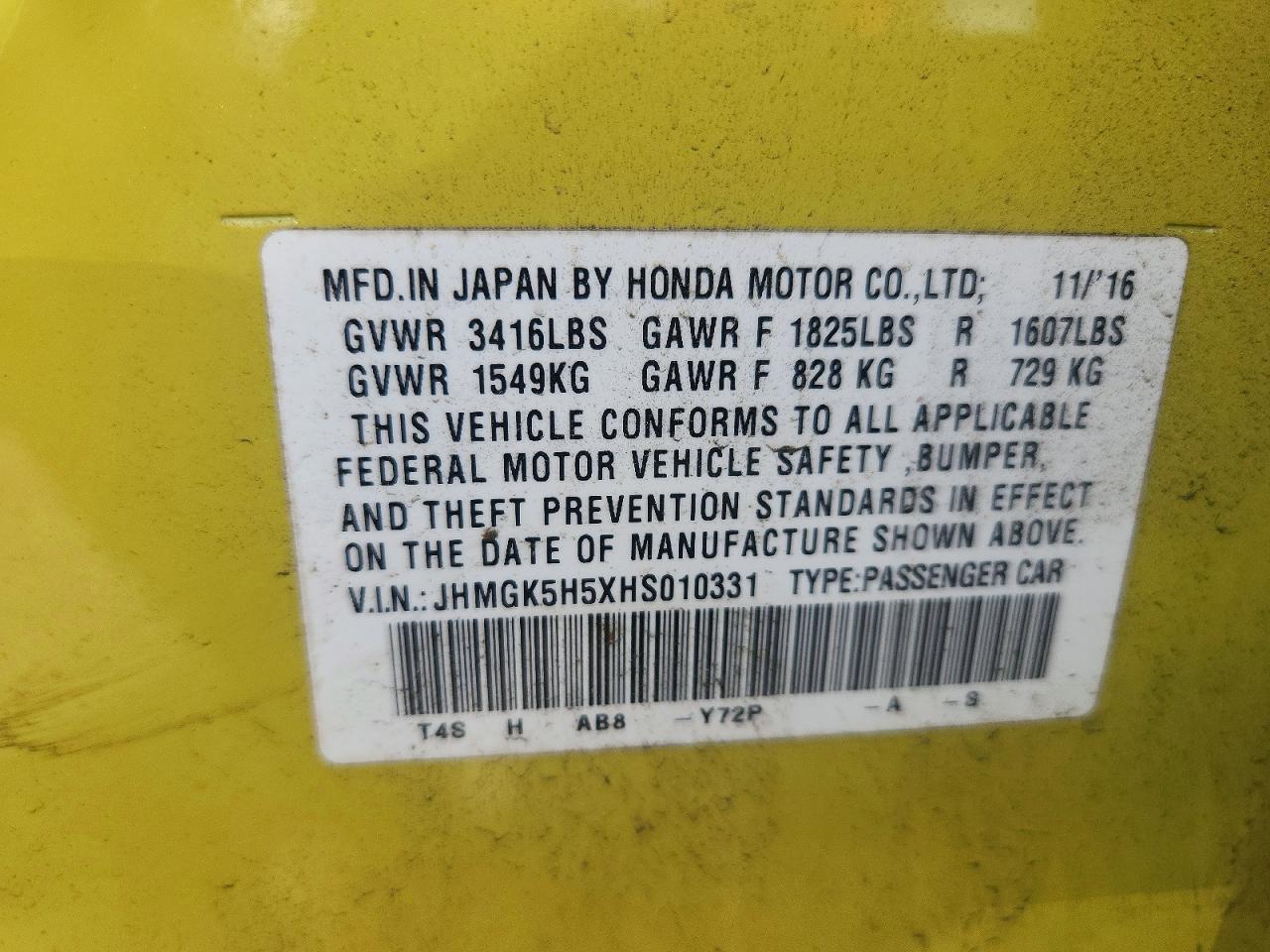 Honda Fit Lx