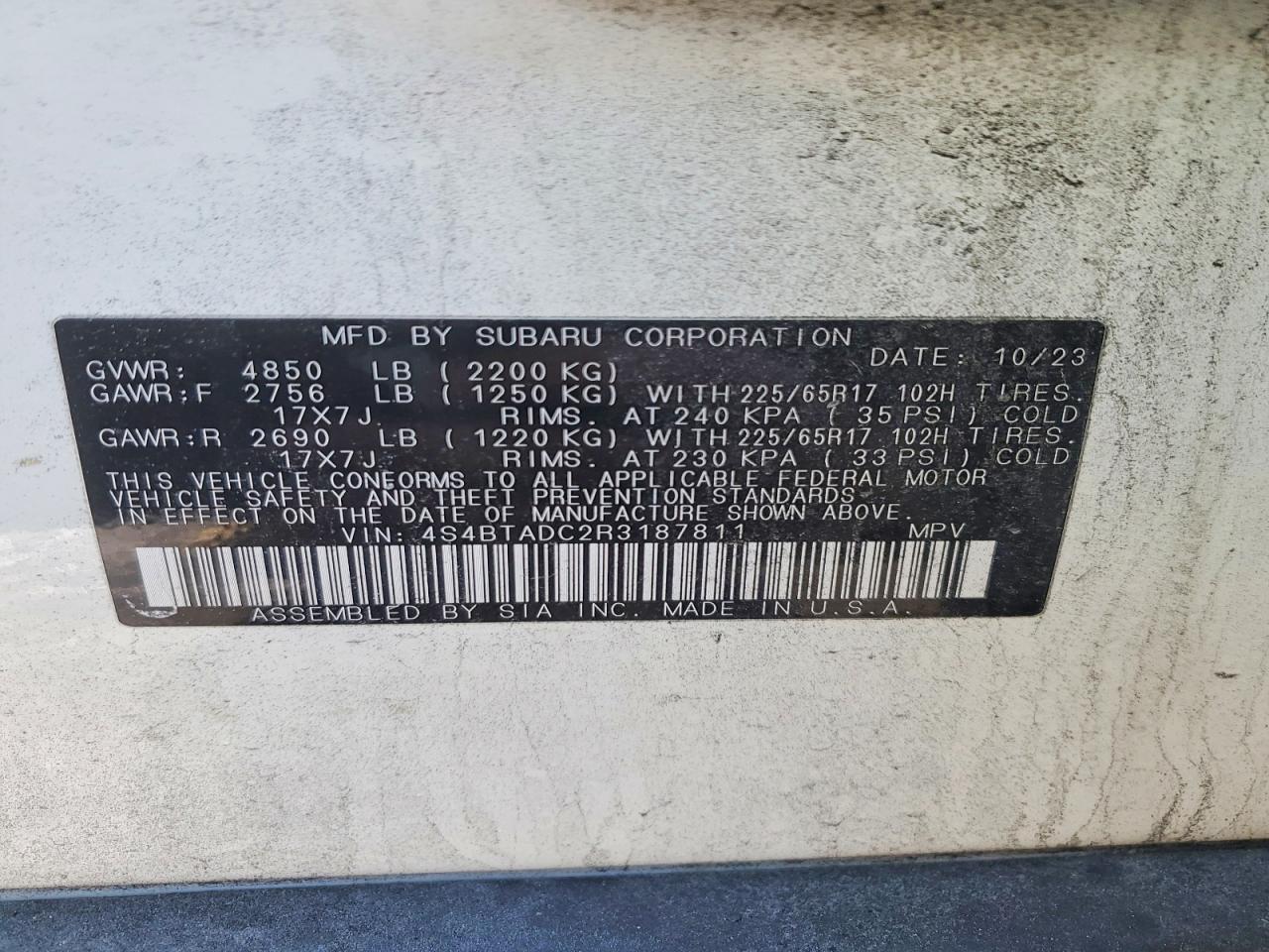 Subaru Outback Premium