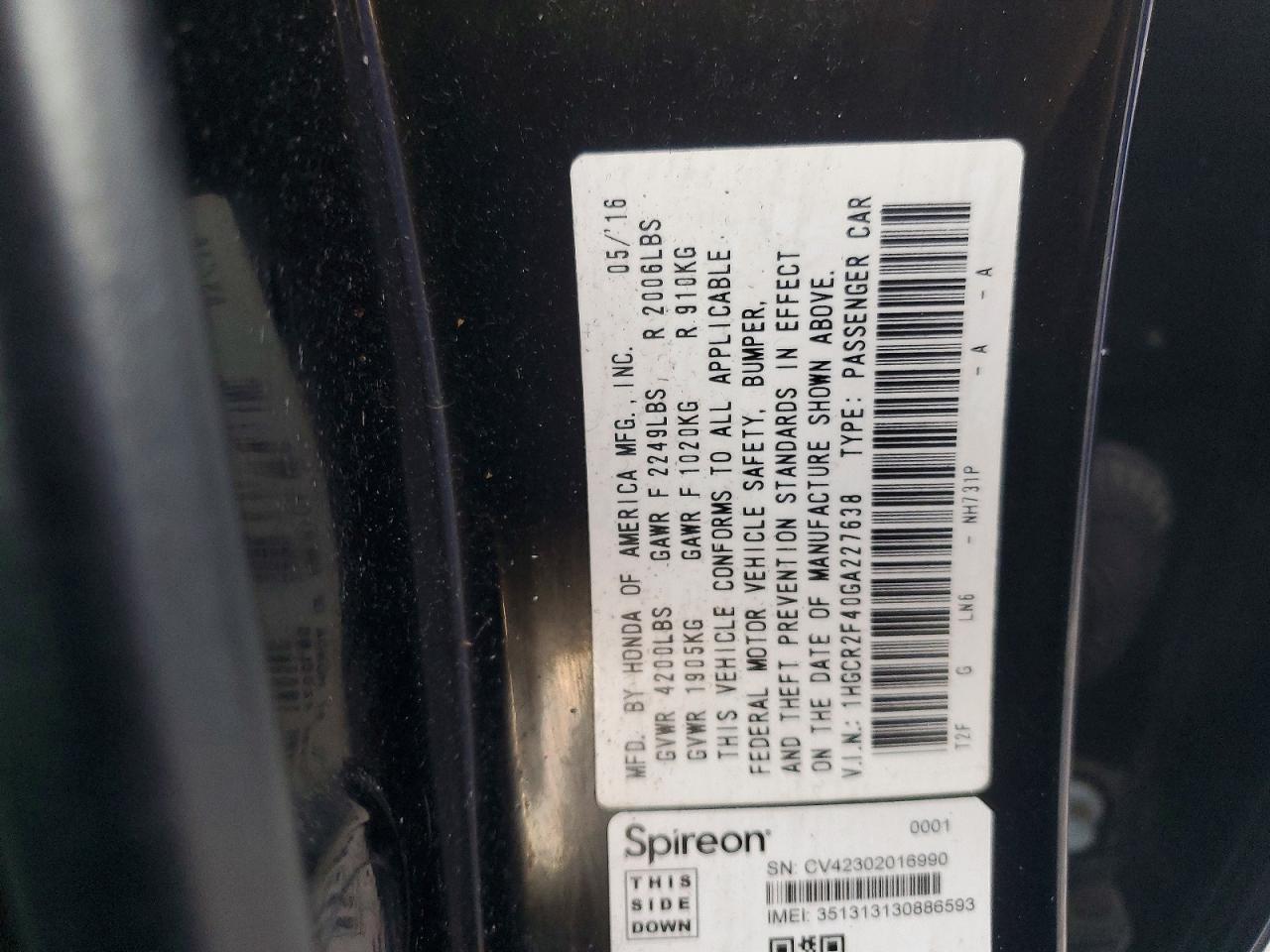 Honda Accord Lx