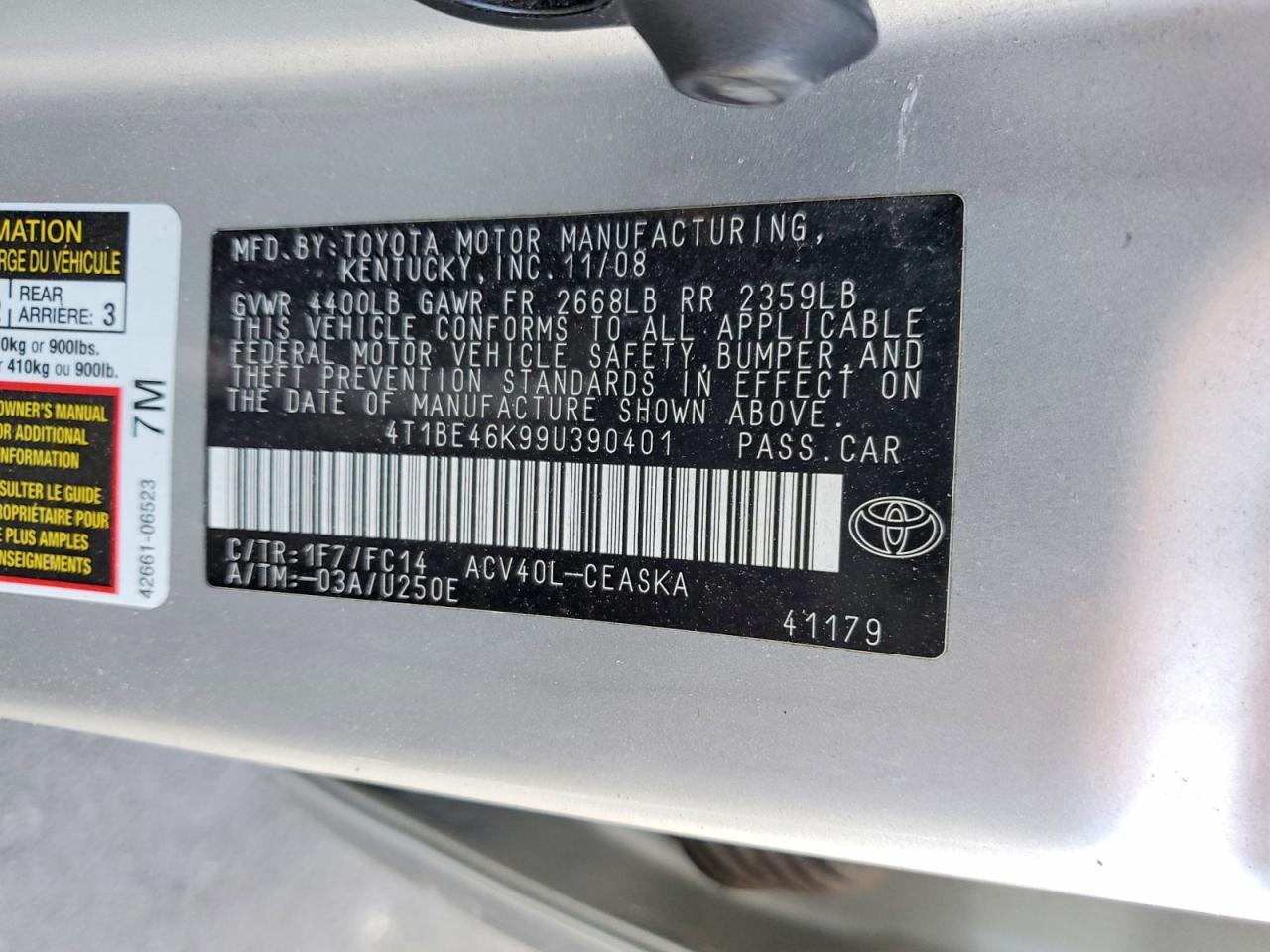 Toyota Camry Se