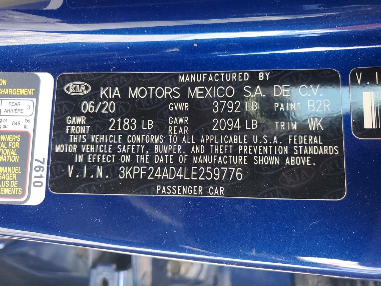 Kia Forte Lxs