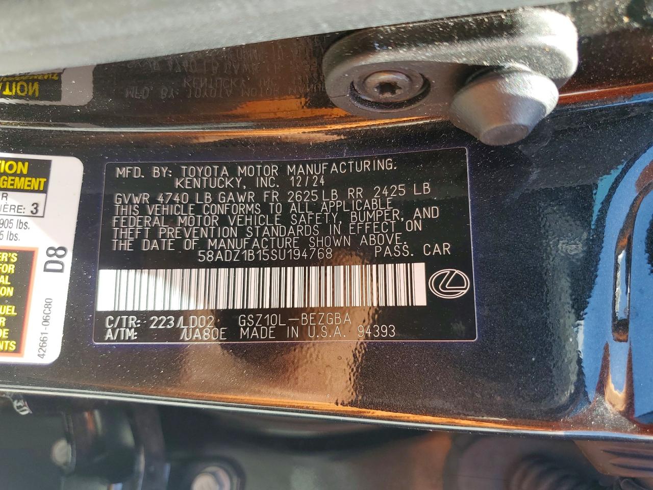 Lexus Es Base