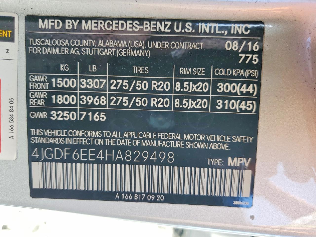 Mercedes-Benz Gls-class 450 4matic