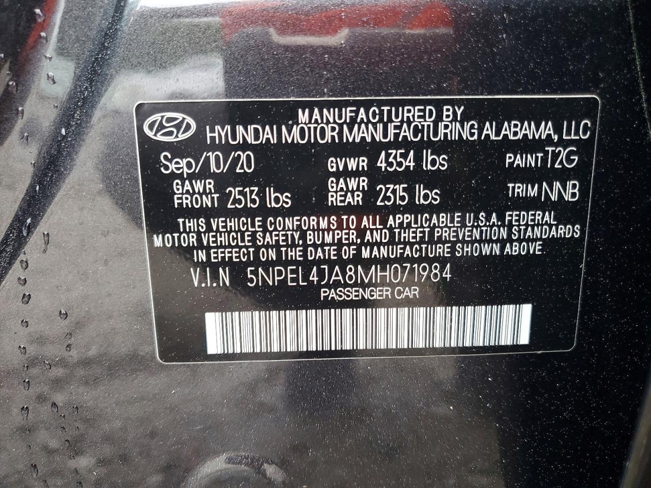Hyundai SONATA Sel