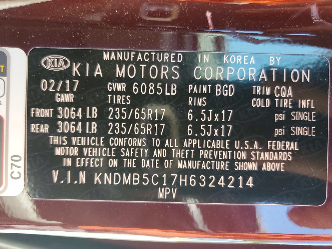Kia Sedona Lx