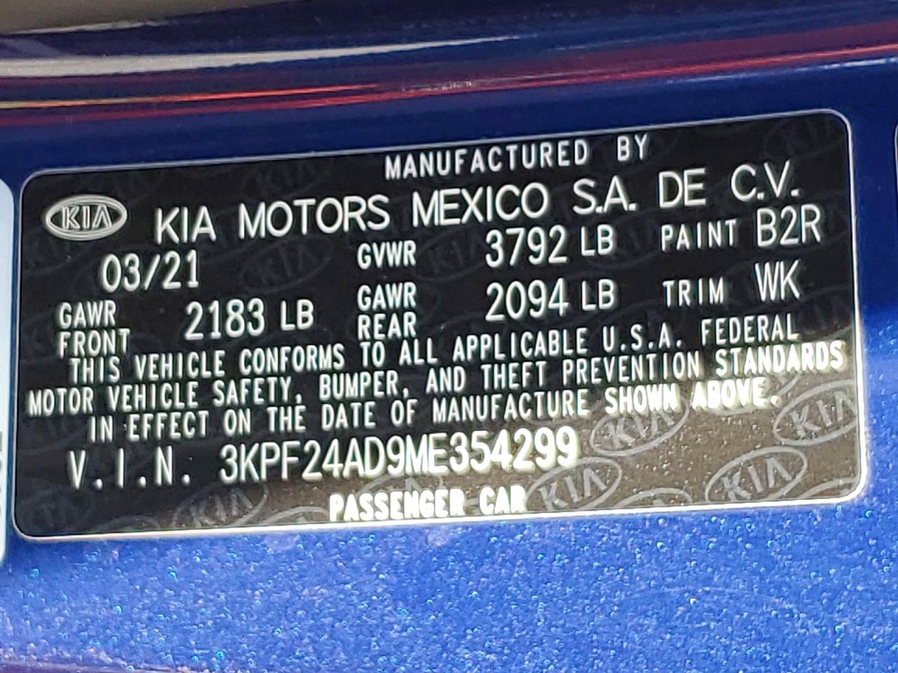 Kia Forte Lxs