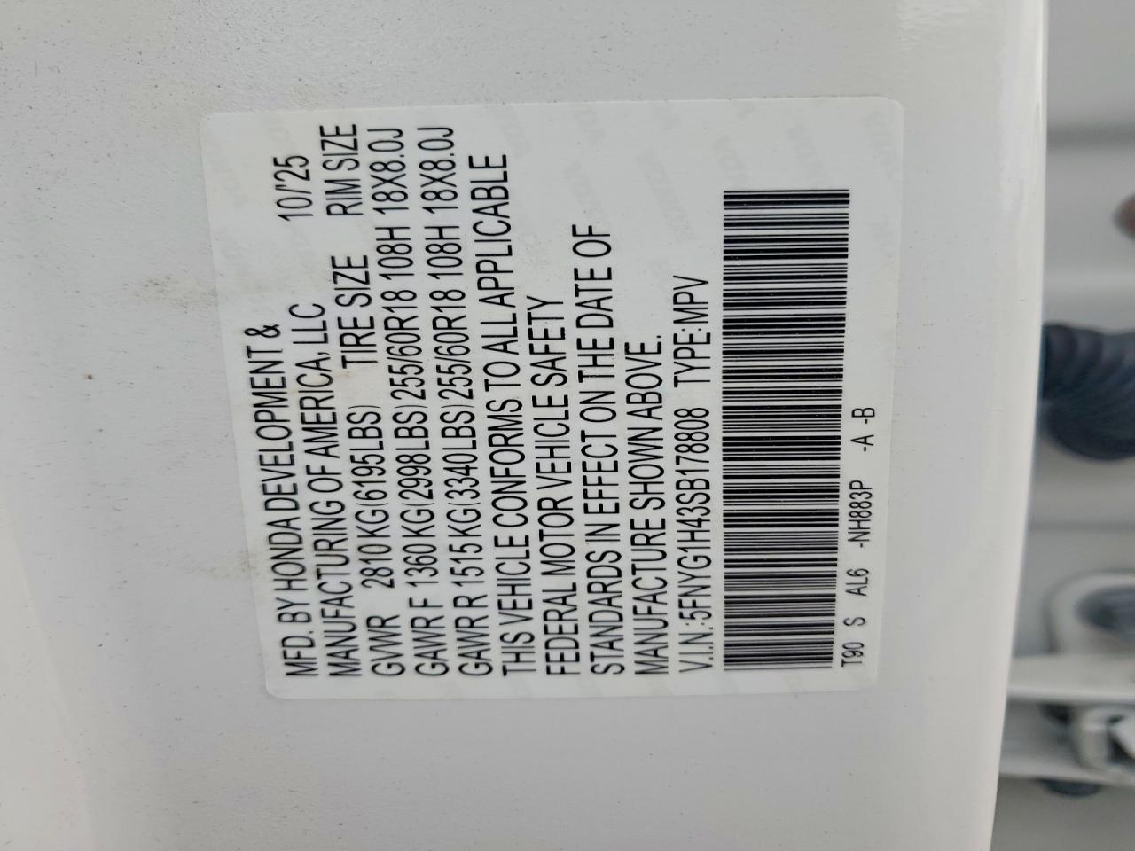 Honda Pilot Exl