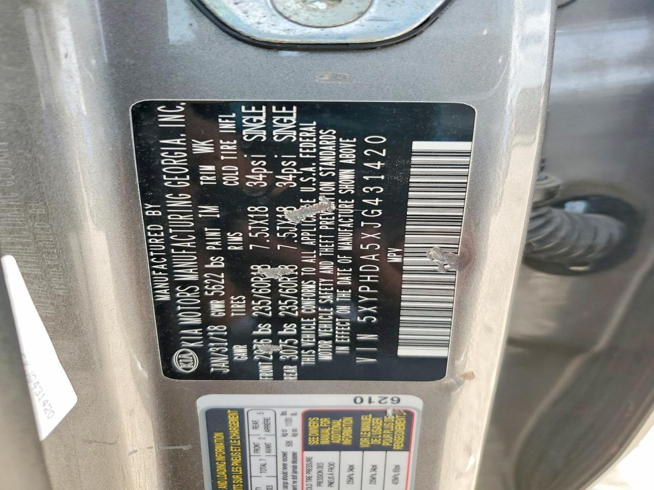 Kia Sorento Ex