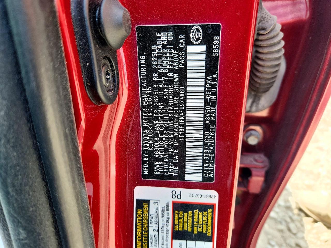 Toyota Camry Xse