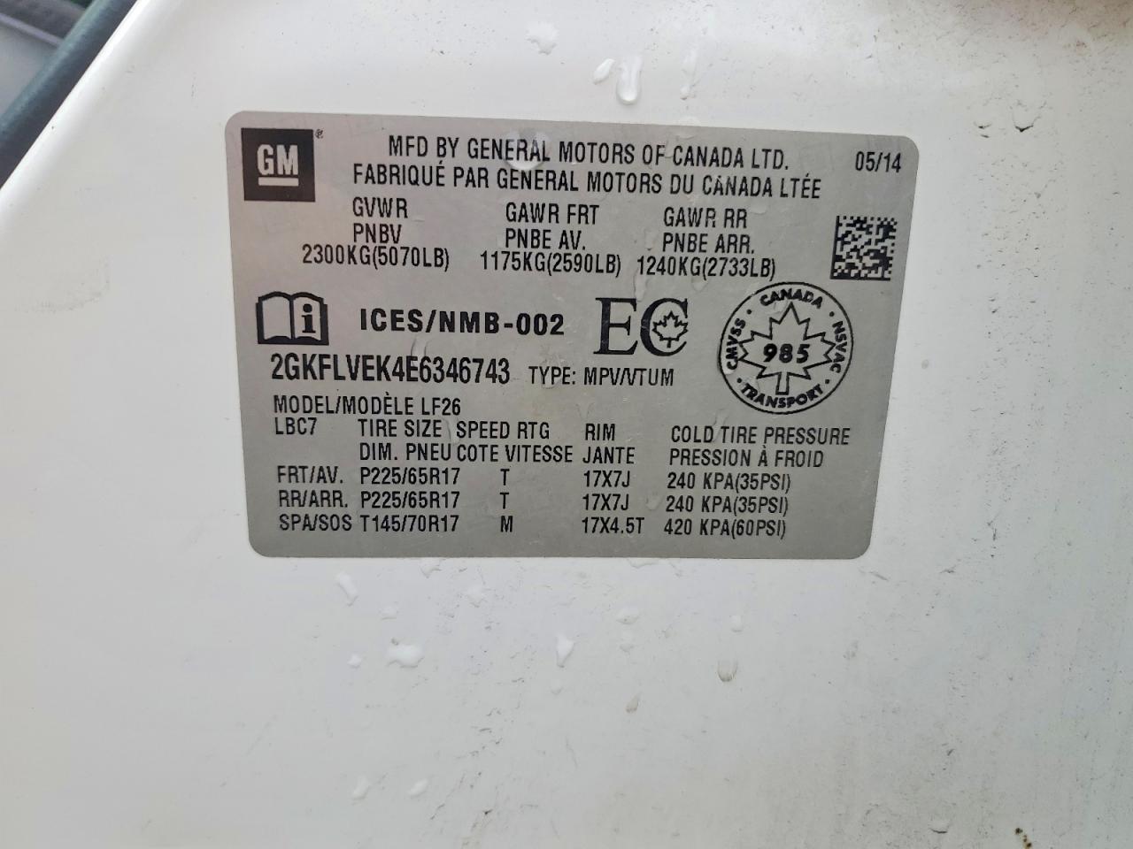 GMC Terrain Sle
