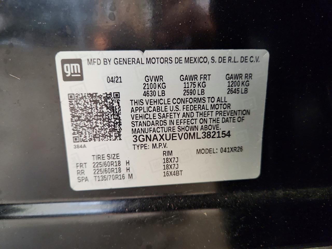 Chevrolet Equinox Lt