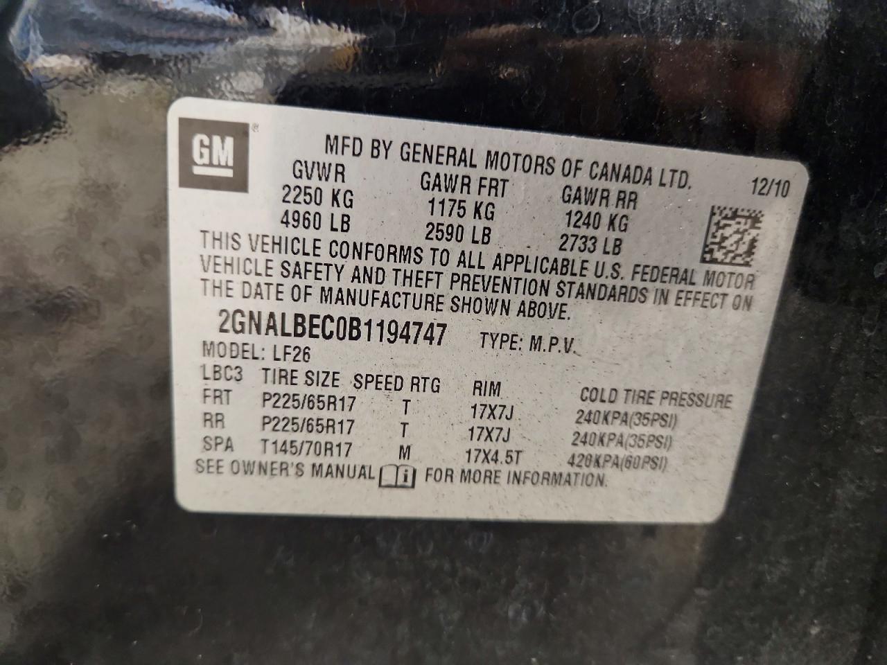 Chevrolet Equinox Ls