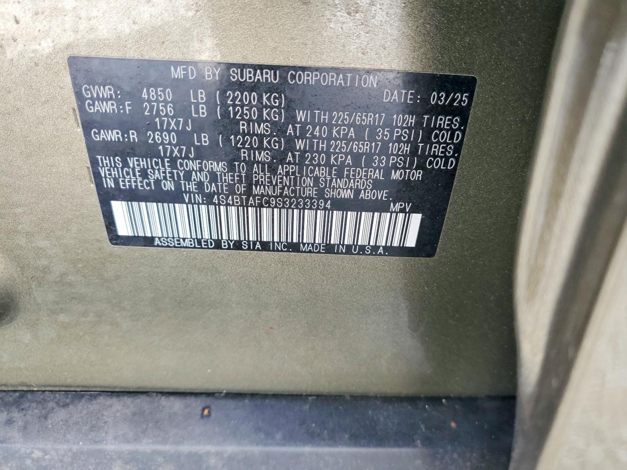 Subaru Outback Premium