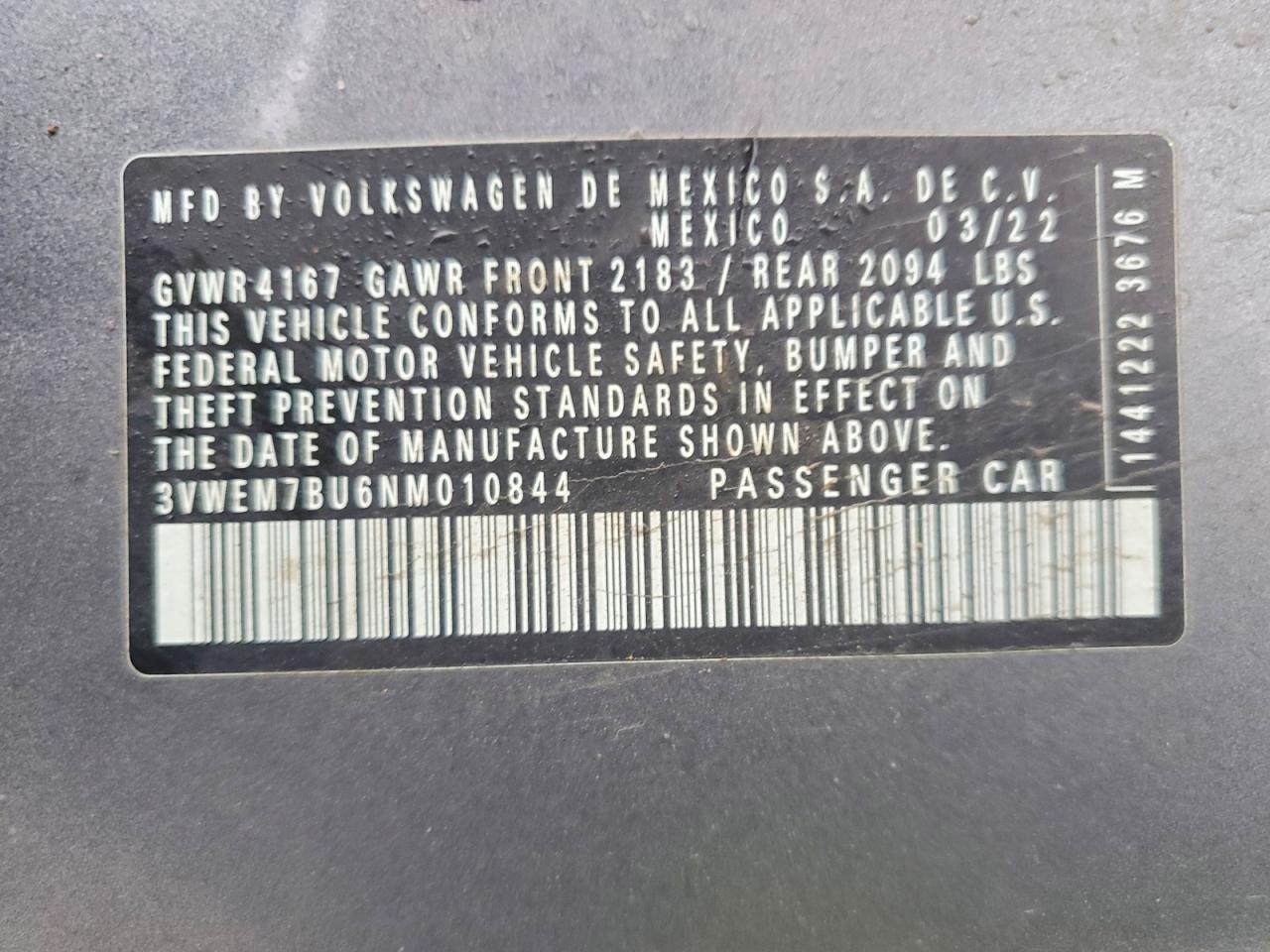 Volkswagen Jetta Se