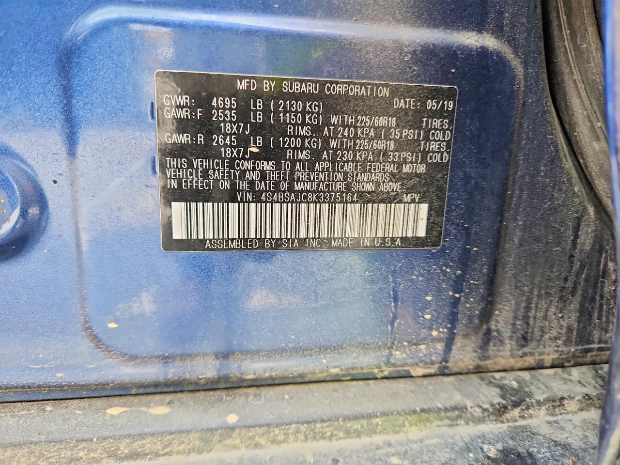 Subaru Outback 2.5i Limited