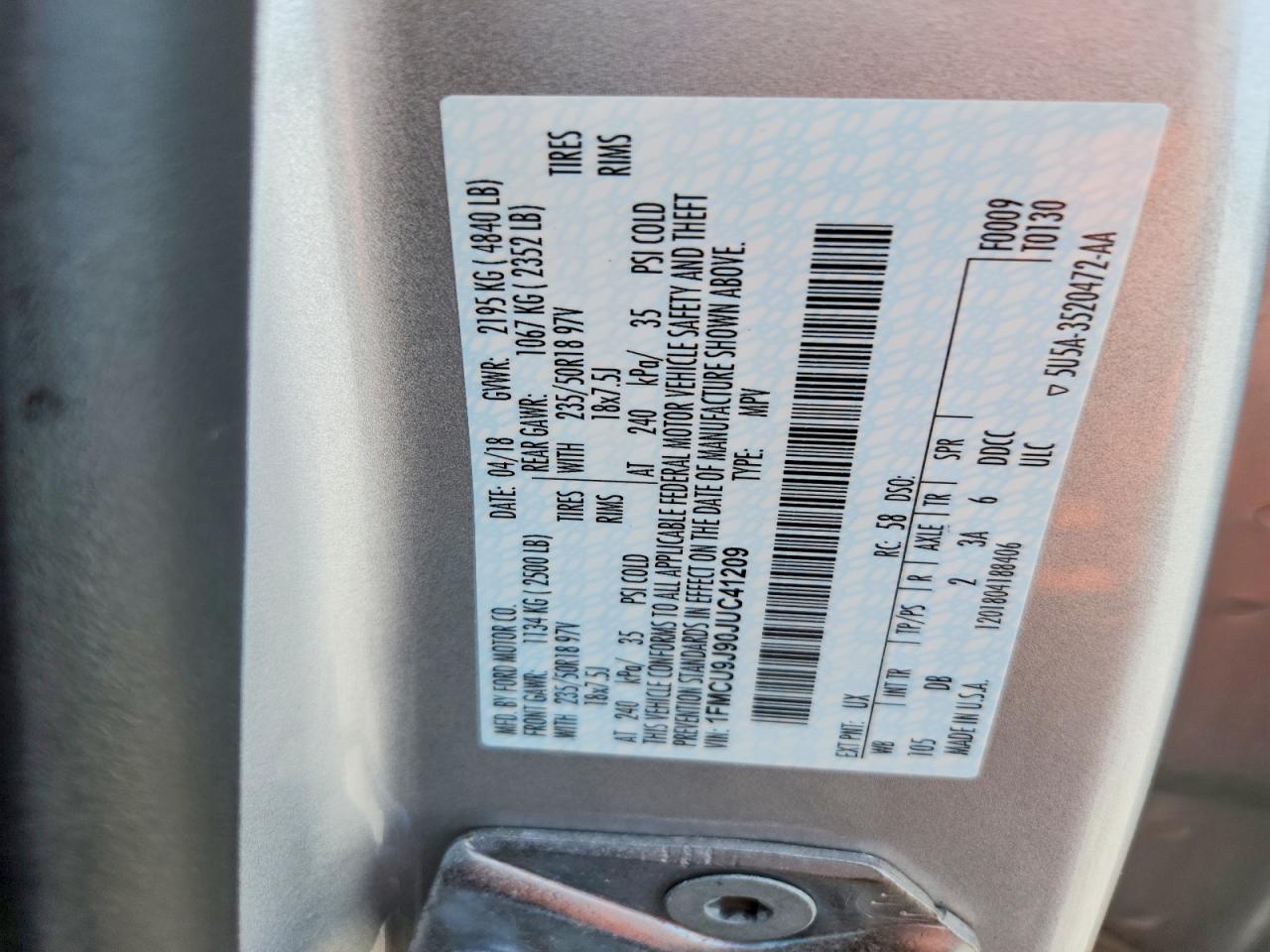 Ford Escape Titanium
