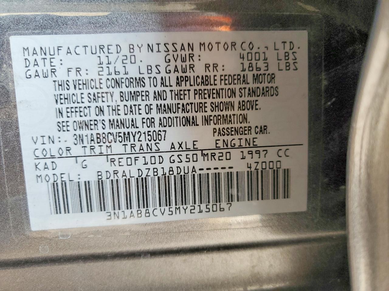 Nissan Sentra Sv