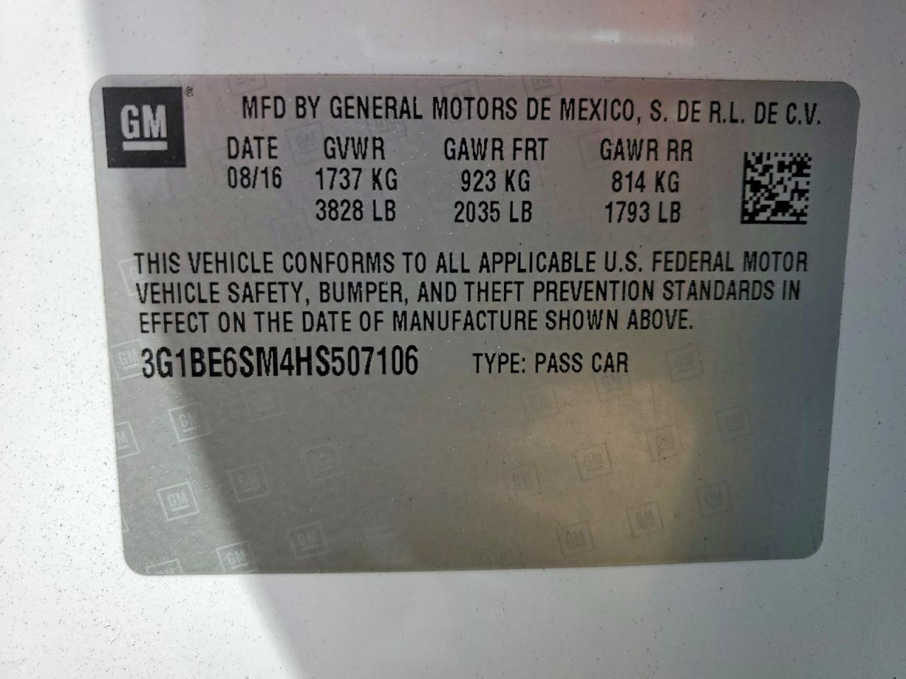 Chevrolet Cruze Lt