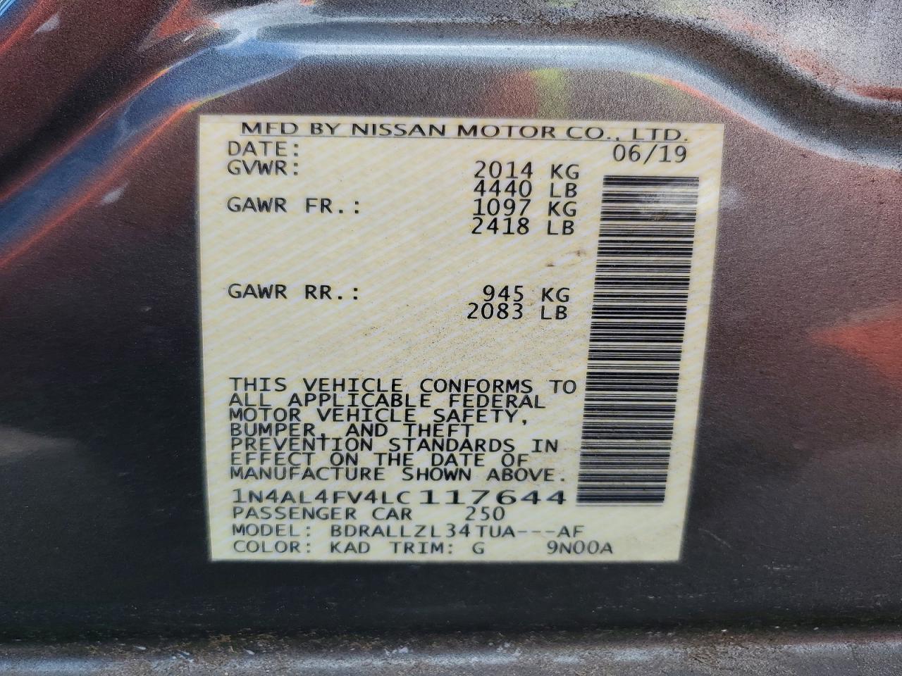 Nissan Altima Platinum