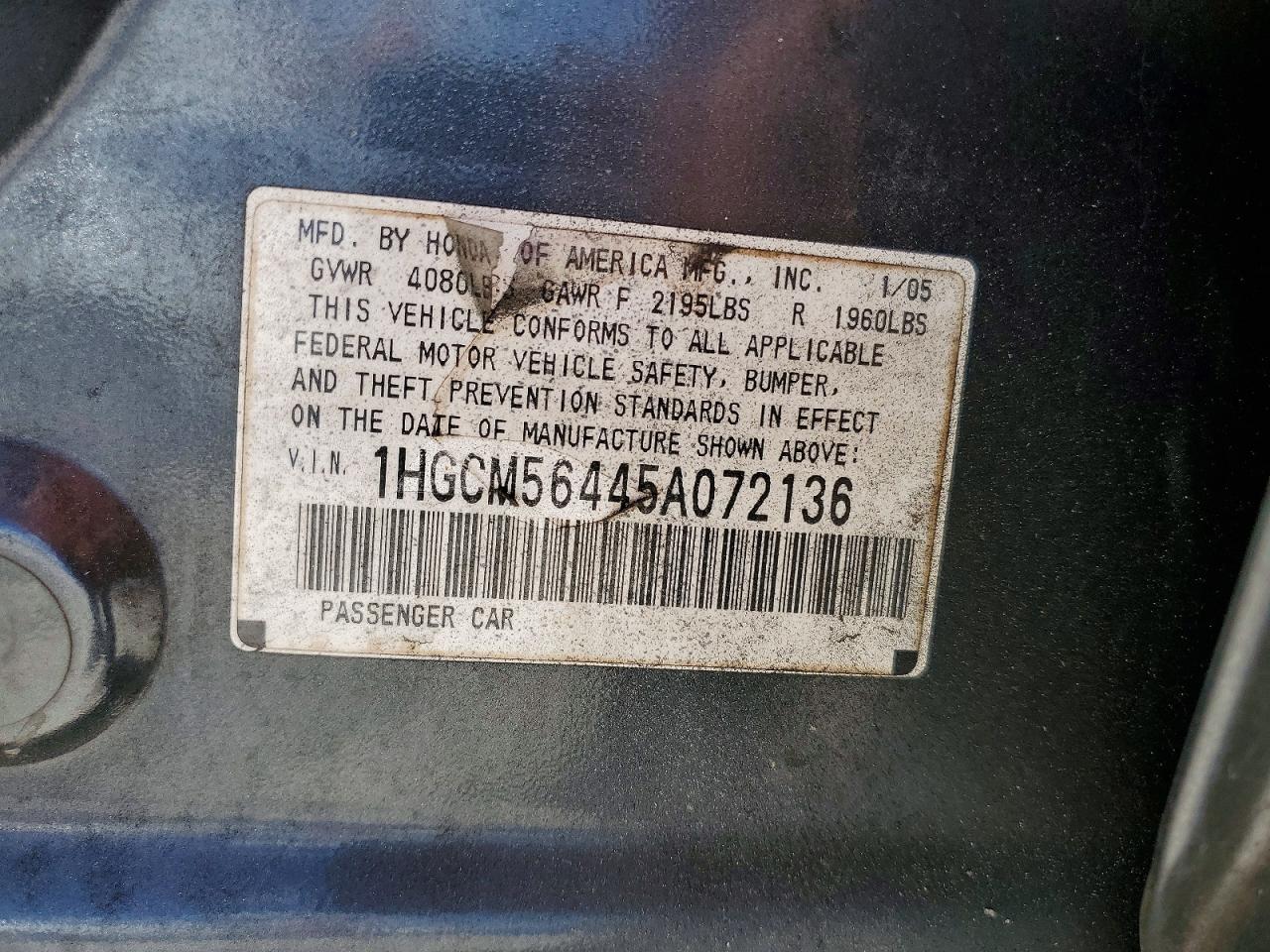 Honda Accord Lx