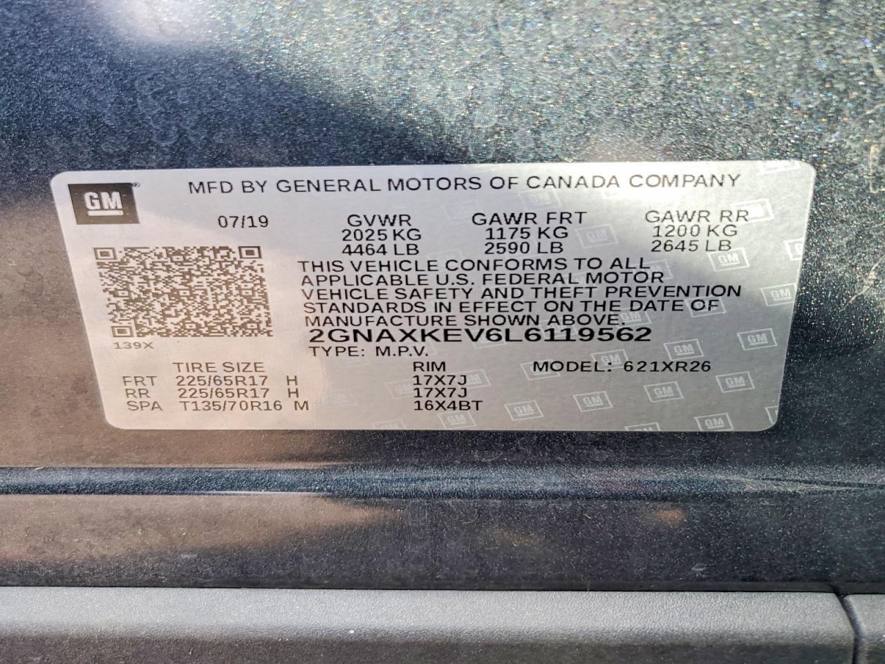 Chevrolet Equinox Lt