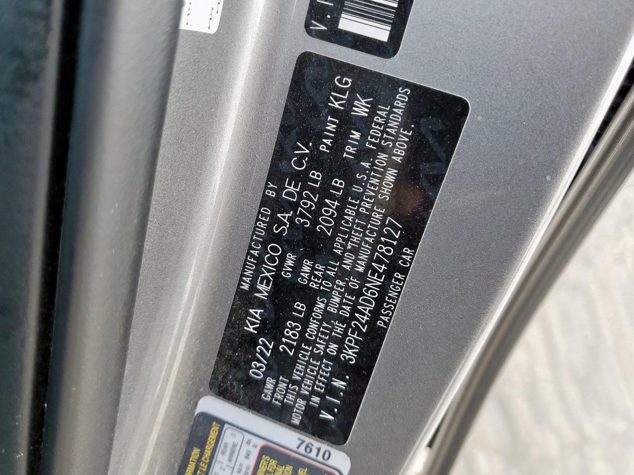 Kia Forte Fe