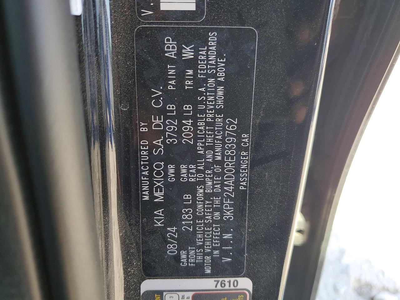 Kia Forte Lxs