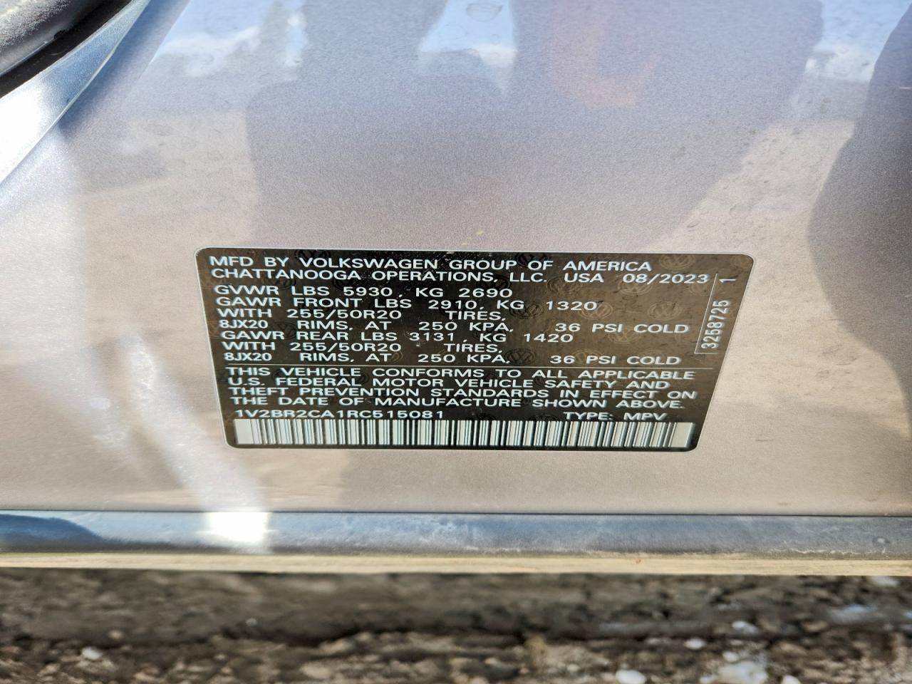 Volkswagen Atlas Sel