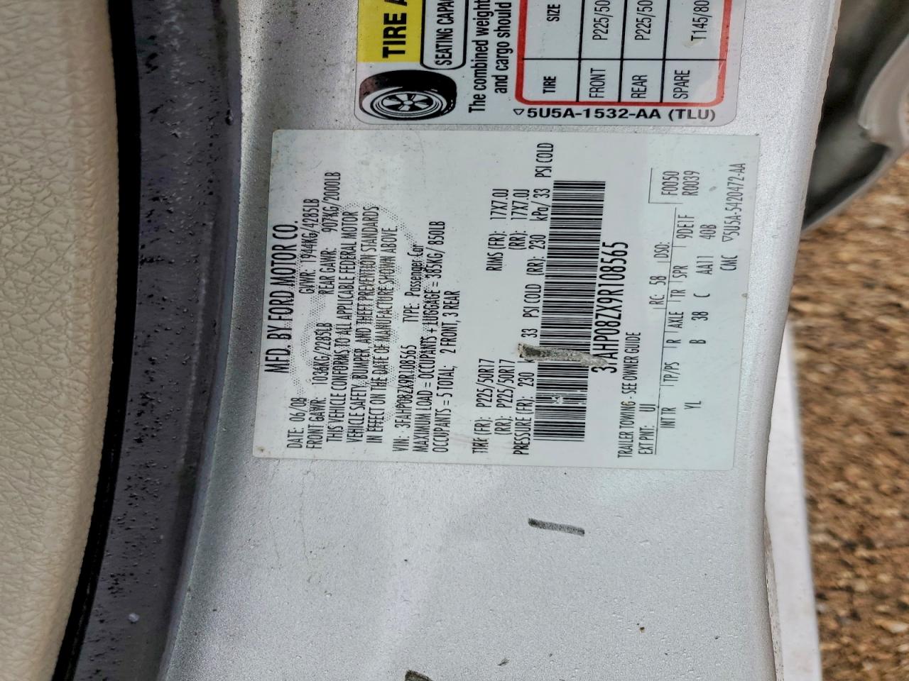 Ford Fusion Sel