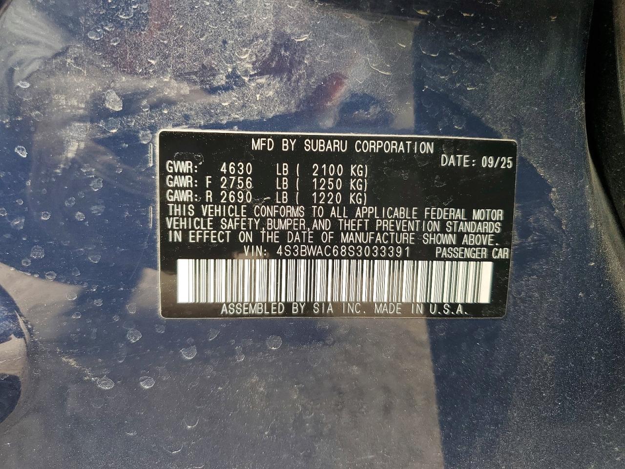 Subaru Legacy Premium