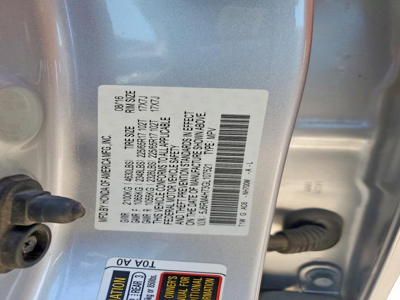 Honda Crv Exl