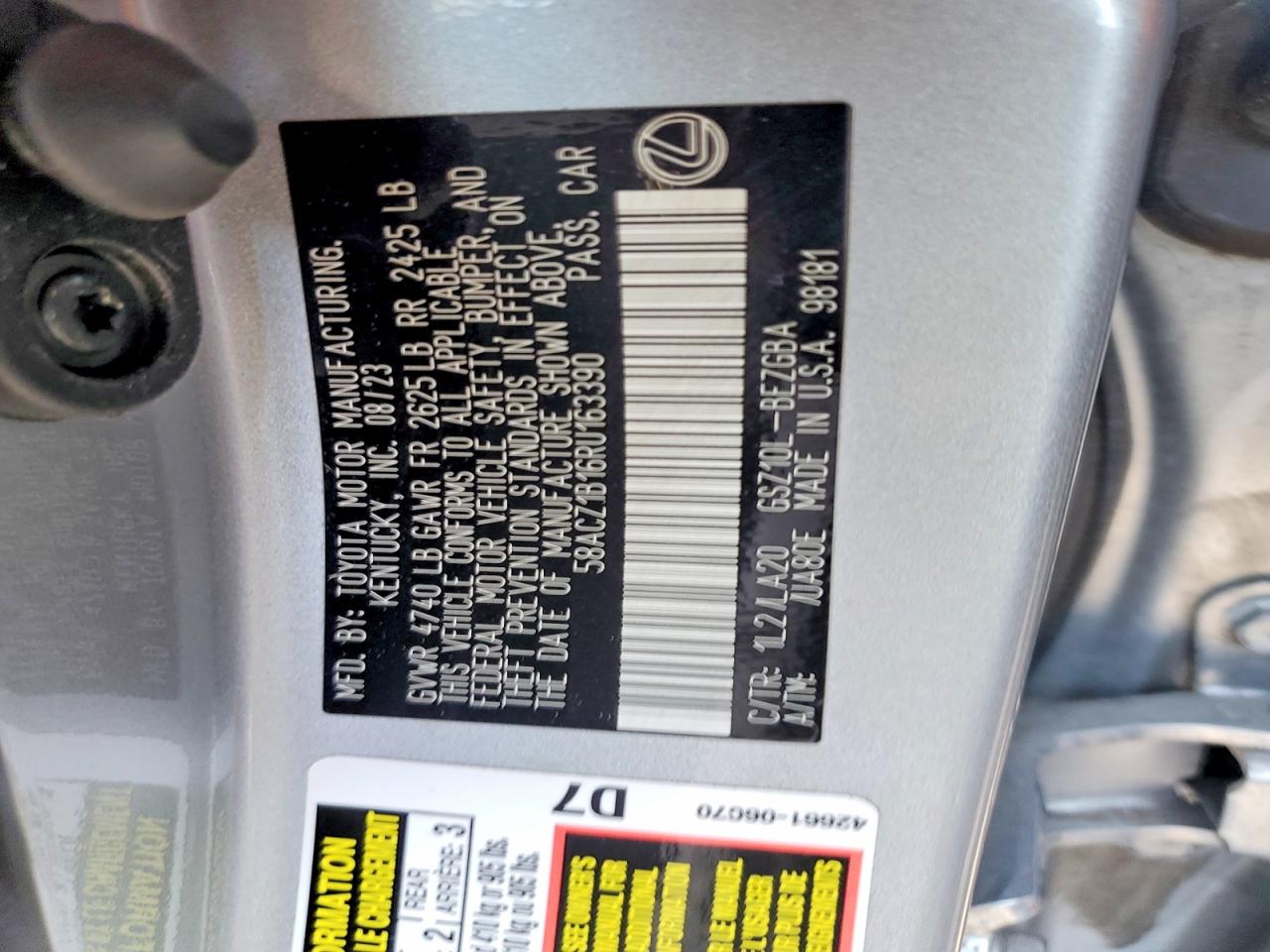 Lexus Es Base
