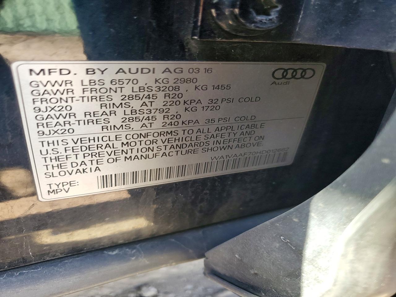 Audi Q7 Prestige