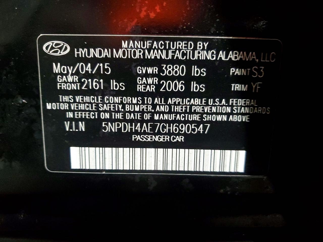 Hyundai ELANTRA Se