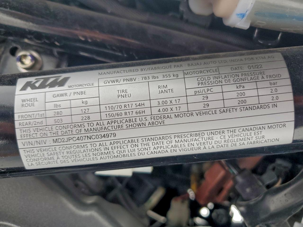 KTM 200 Duke Duke
