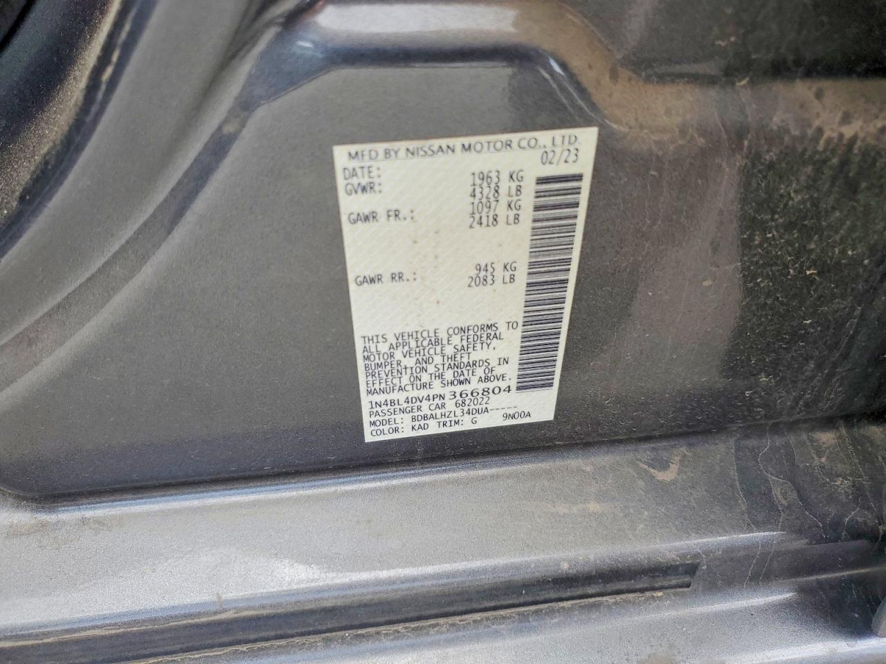 Nissan Altima Sv
