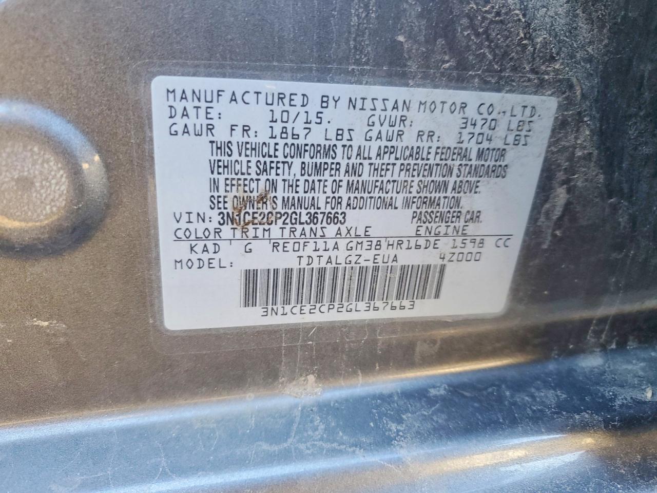 Nissan Versa Sr