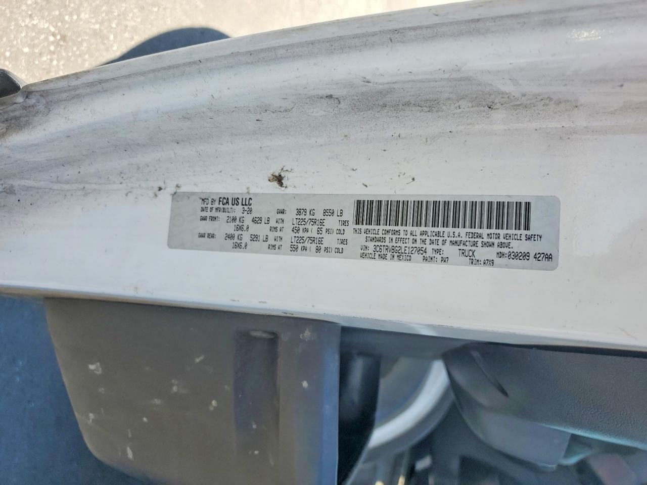 Ram Promaster 1500 High